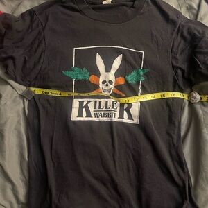 Black Killer Wabbit band shirt mens shirt